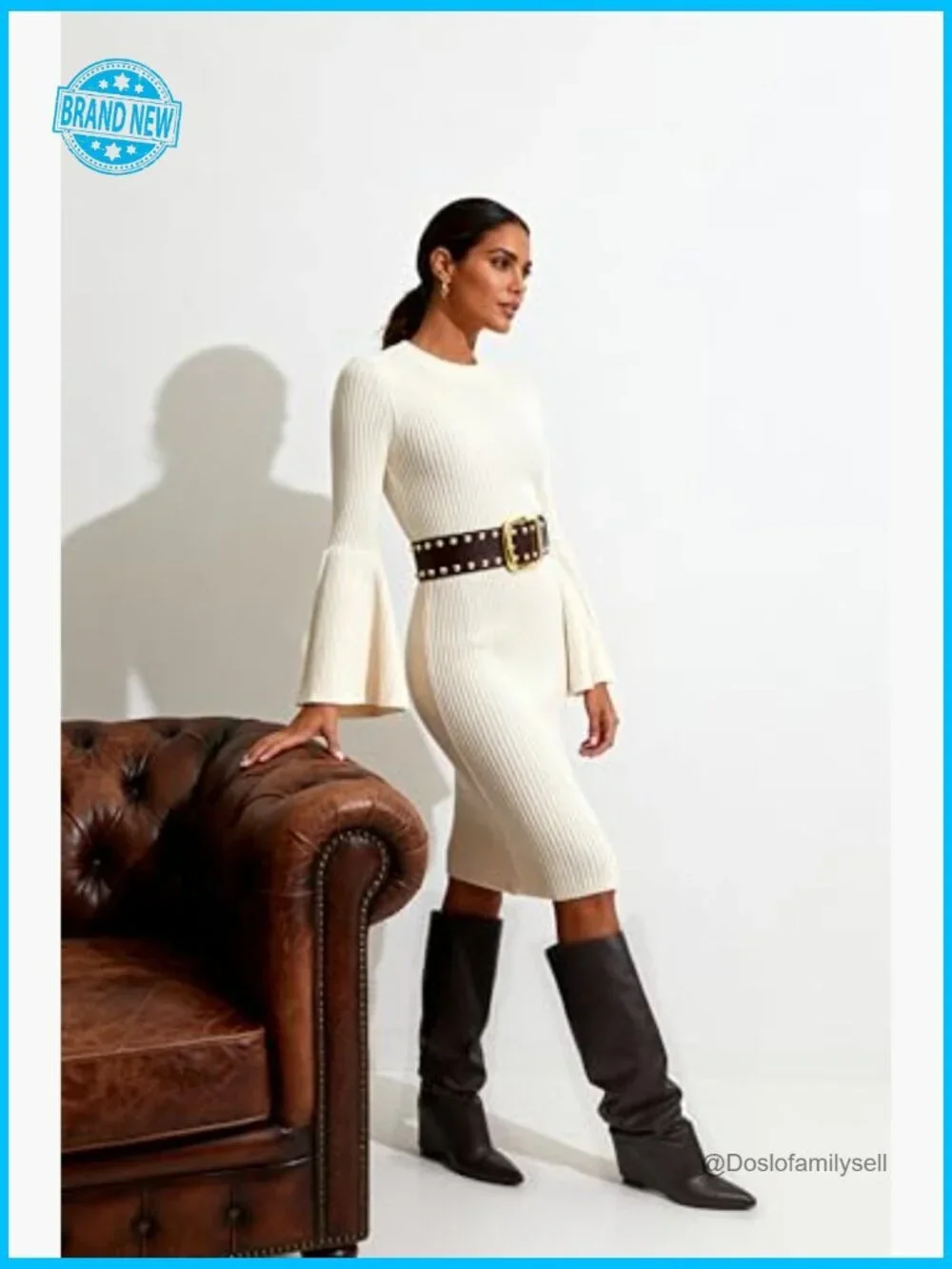 Knee High Boots Wedge Heel Slouchy Fold Over Zipper Pointed Toe Dress Boots